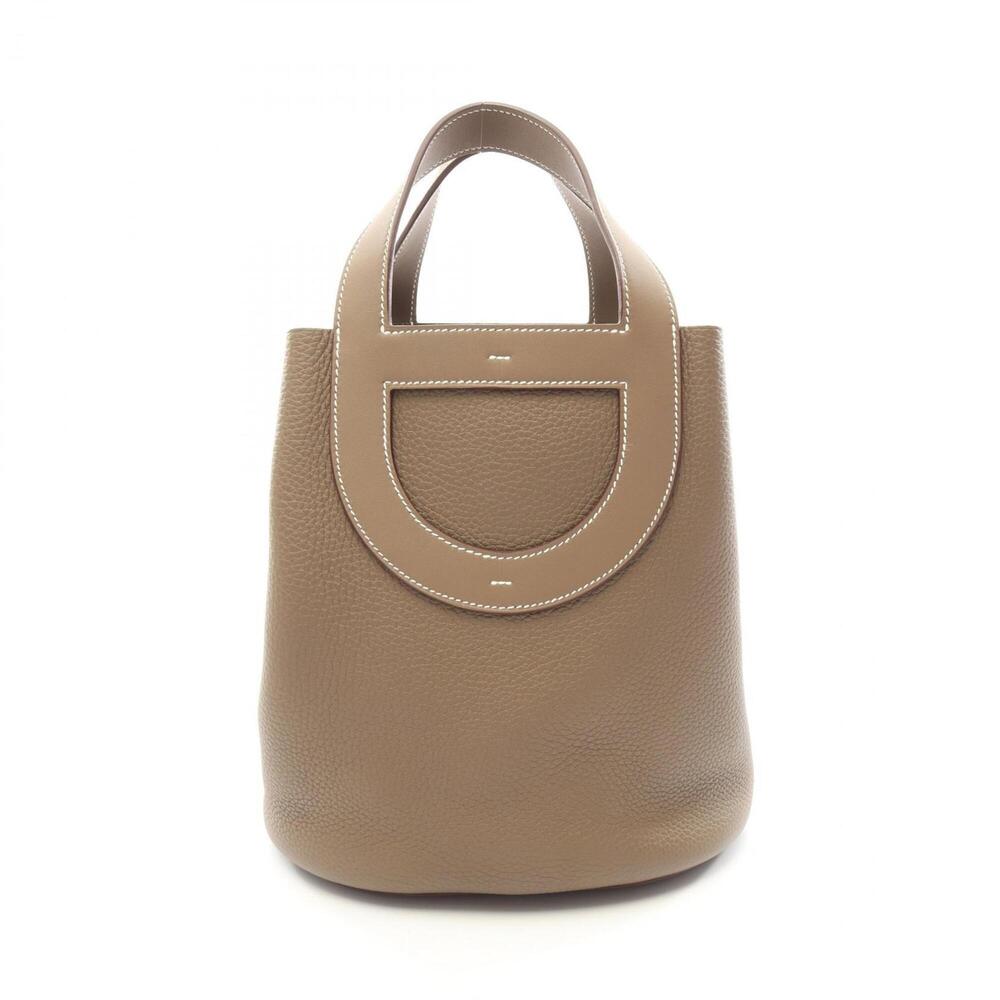 Hermes In the Loop 23 Handbag, Leather, Calfskin (Cowhide), Taurillon Clemenc...